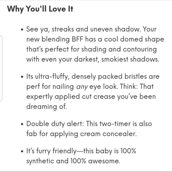 Contour, eyeshadow brush - Picture 2 of 2